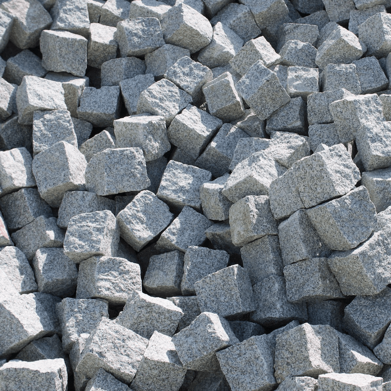 Kostka granitowa szara-ruda
