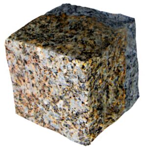 kostka granitowa szaro-ruda