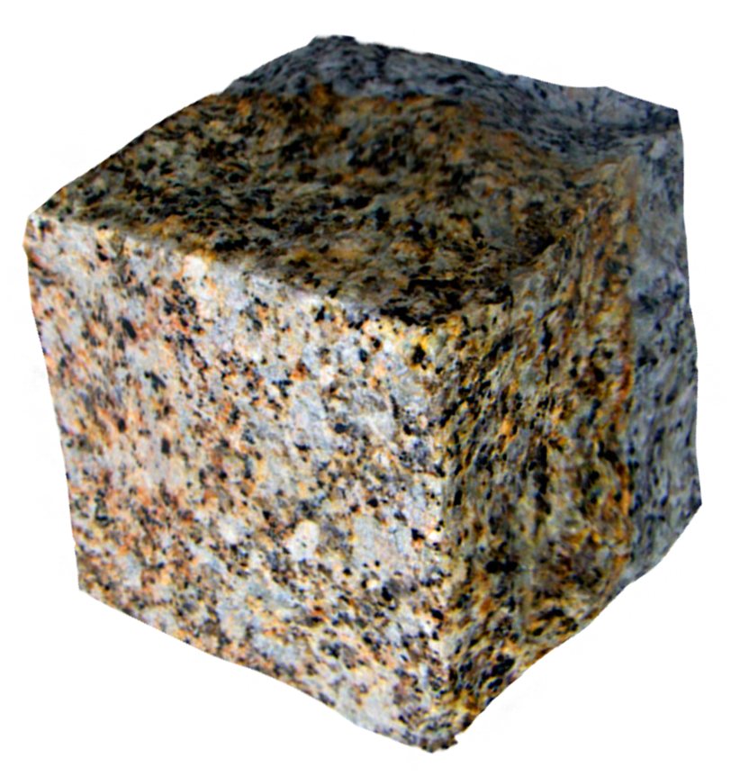 kostka granitowa szaro-ruda