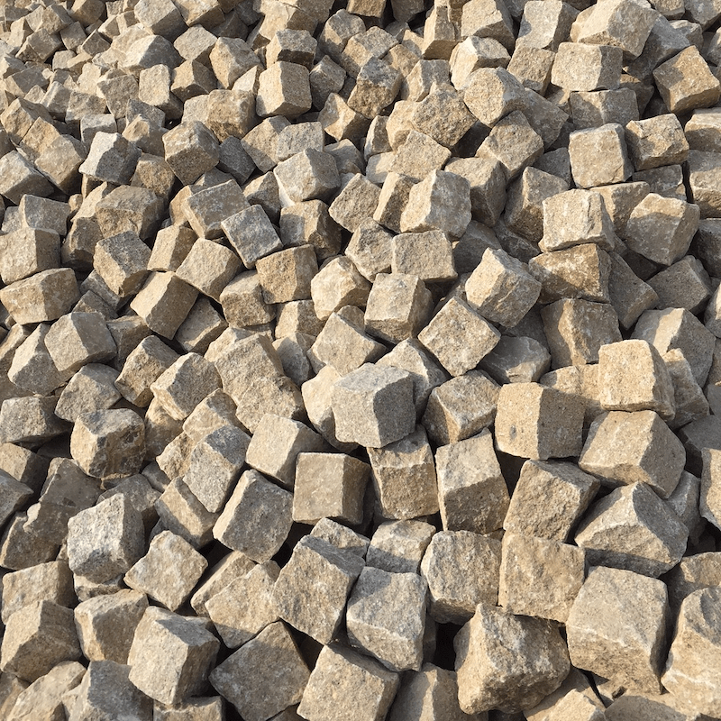 kostka granitowa żółta