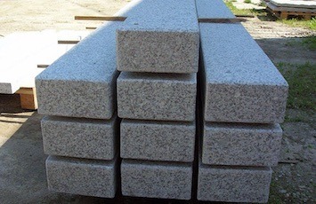 Geschnittene Granit-Palisaden für Zaunbau