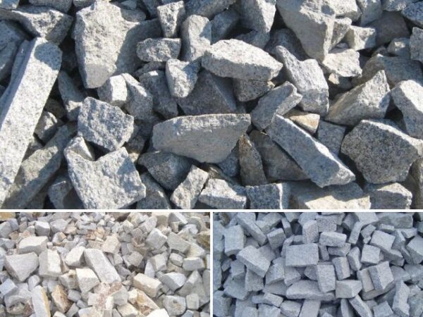 Postproduktions-Granitschotter für Straßen- und Landschaftsbau Granitbruch Schotter für Straßen- und Landschaftsbau