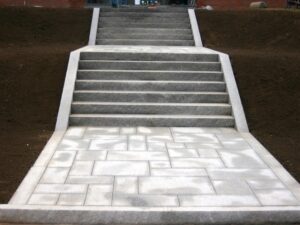 Stopnie blokowe płomieniowane