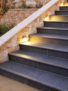 Schody z granitu Impala