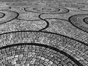 Kostka granitowa – połączenie